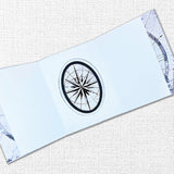 Oval Window Tri Fold White Card Bases - 4.25 x 5.5" - 10 pieces 34596 - Paper Rose Studio