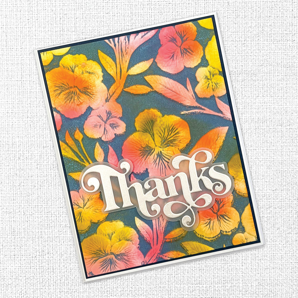 Perfect Pansies 3D Embossing Folder 32946 - Paper Rose Studio