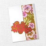 Perfect Pansies 3D Embossing Folder 32946 - Paper Rose Studio