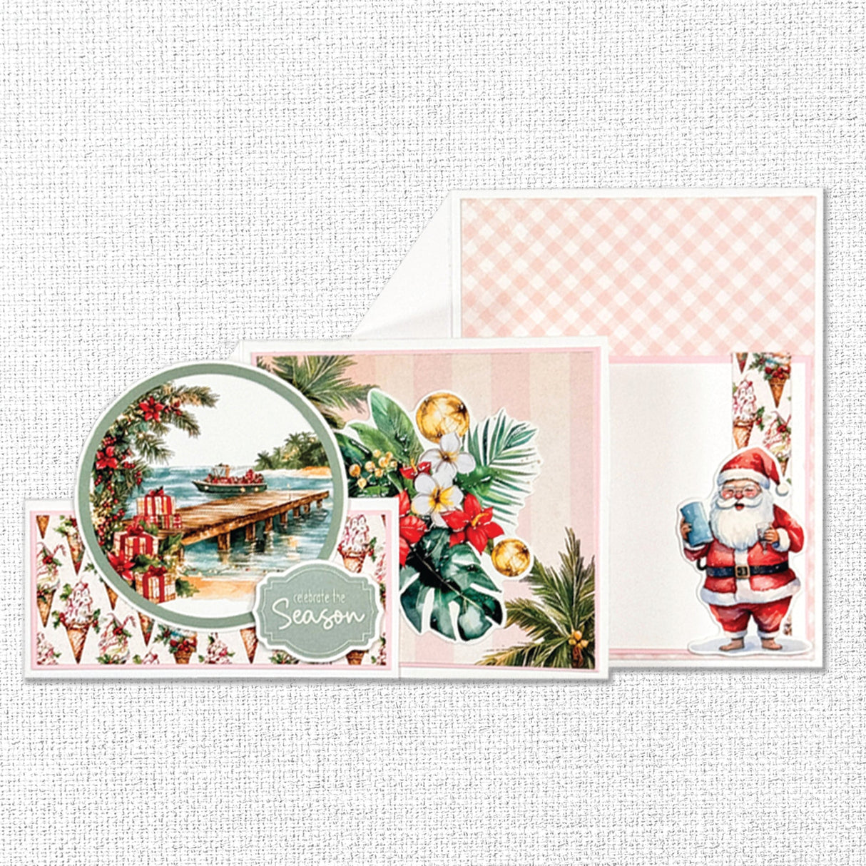 Tropical Christmas 6x8" Die Cuts & Sentiments 33369 - Paper Rose Studio