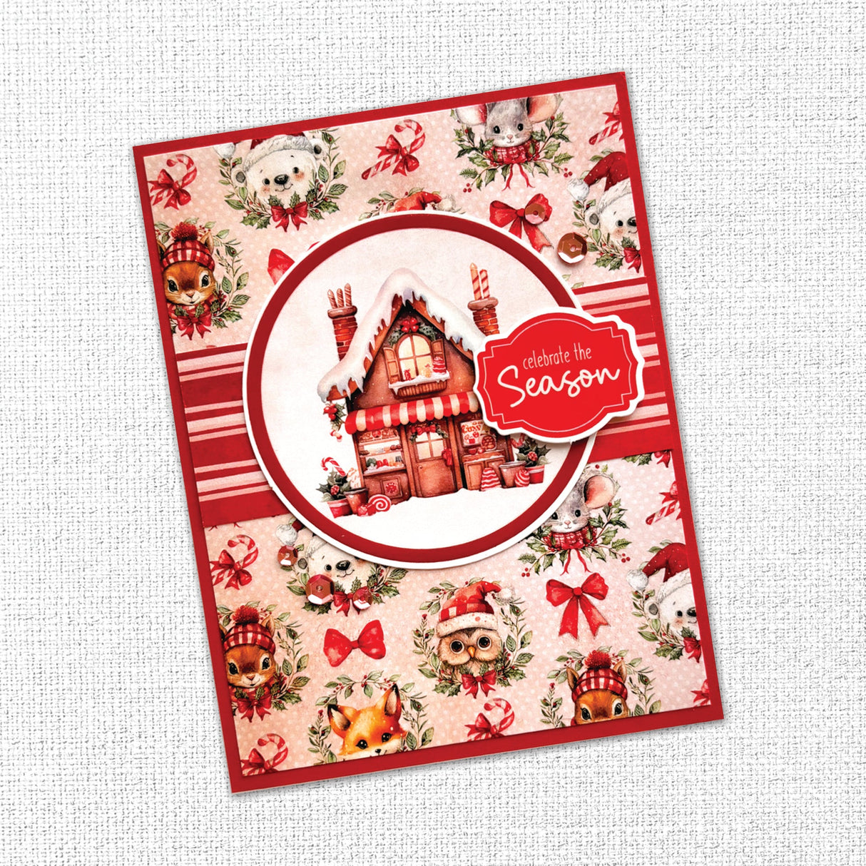 Woodland Christmas 6x8" Die Cuts & Sentiments 33375 - Paper Rose Studio