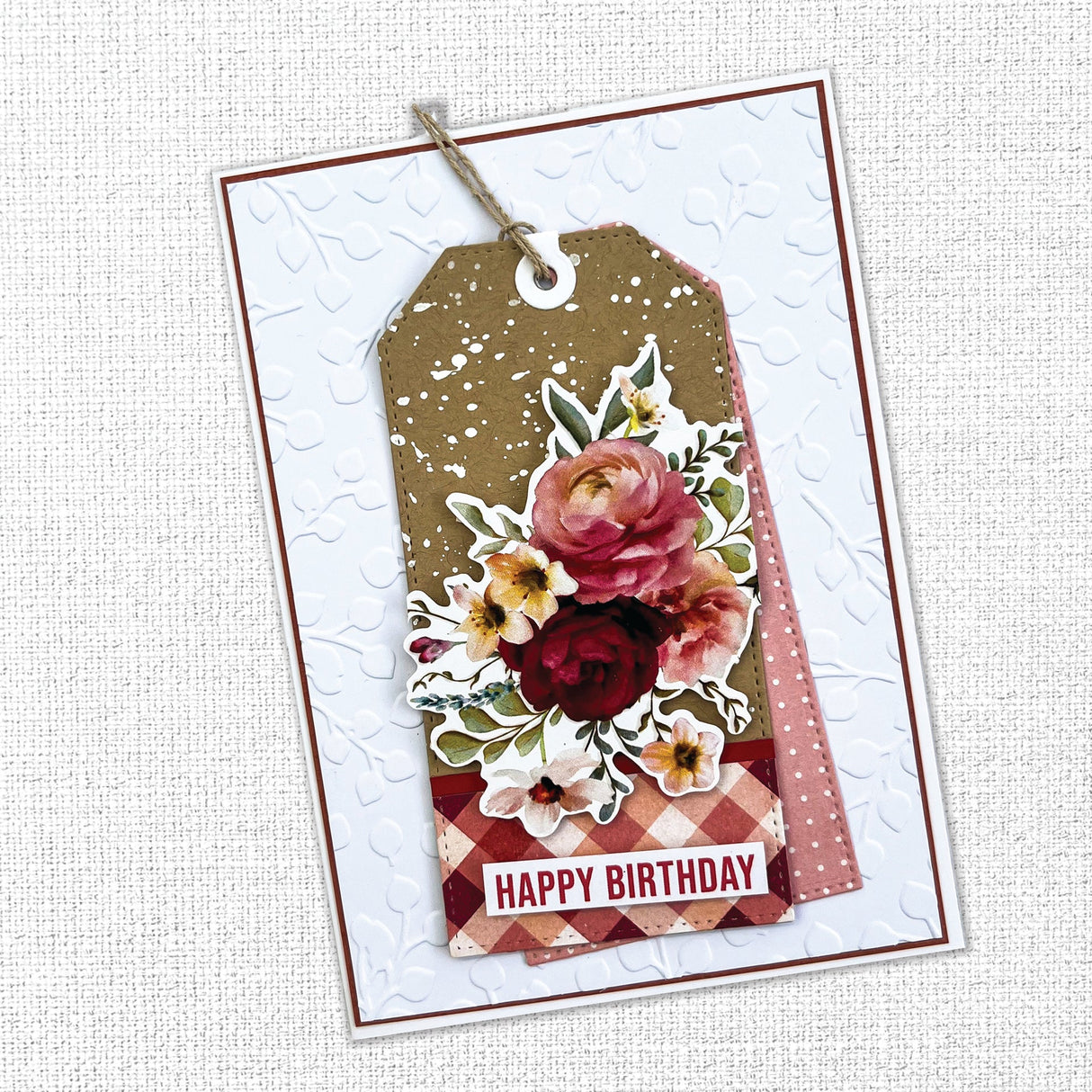 Vintage Rose Embossed Die Cuts 33645 - Paper Rose Studio