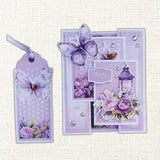 Lavender & Fairies 6x8" Quick Cards Die Cuts 33720 - Paper Rose Studio