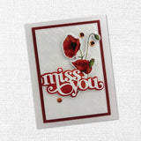 Miss You Metal Cutting Die 33858 - Paper Rose Studio