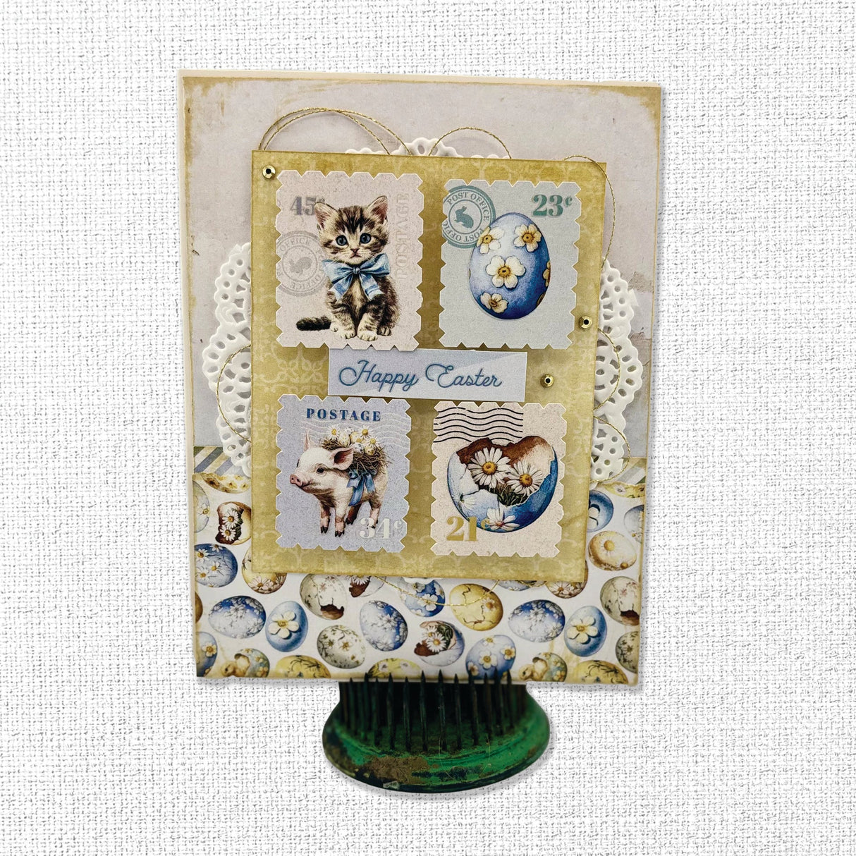 Rustic Easter Tags & Tickets Embossed Die Cuts 34218 - Paper Rose Studio