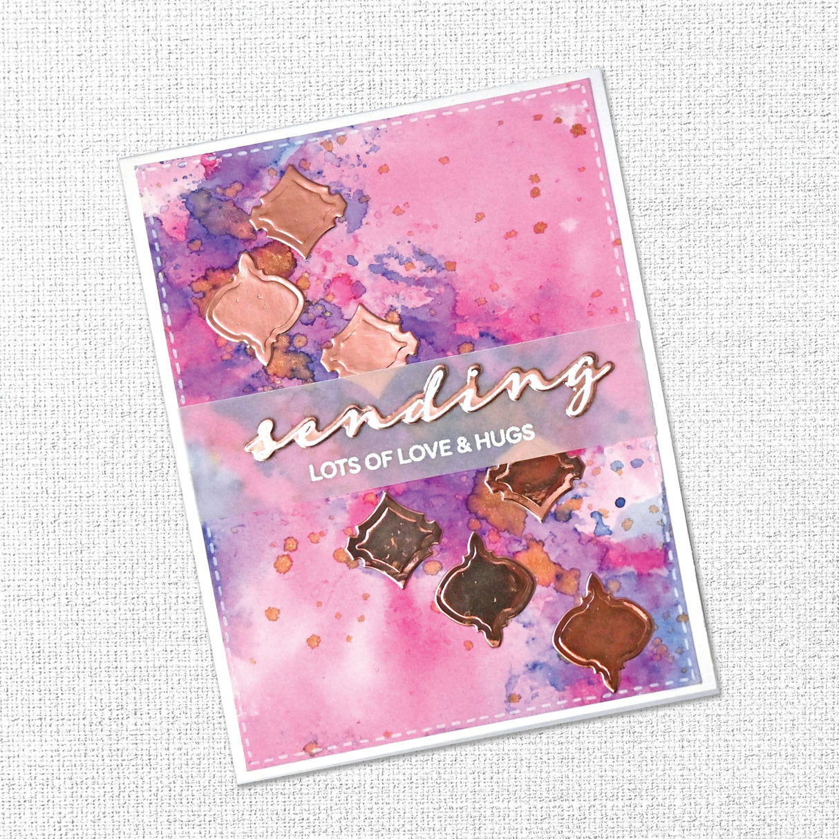 Wishing & Sending Sentiments Metal Cutting Die 34398 - Paper Rose Studio