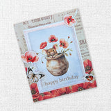 Poppy Garden Embossed Die Cuts 34665 - Paper Rose Studio
