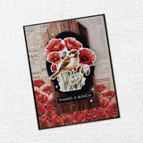 Poppy Garden Embossed Die Cuts 34665 - Paper Rose Studio