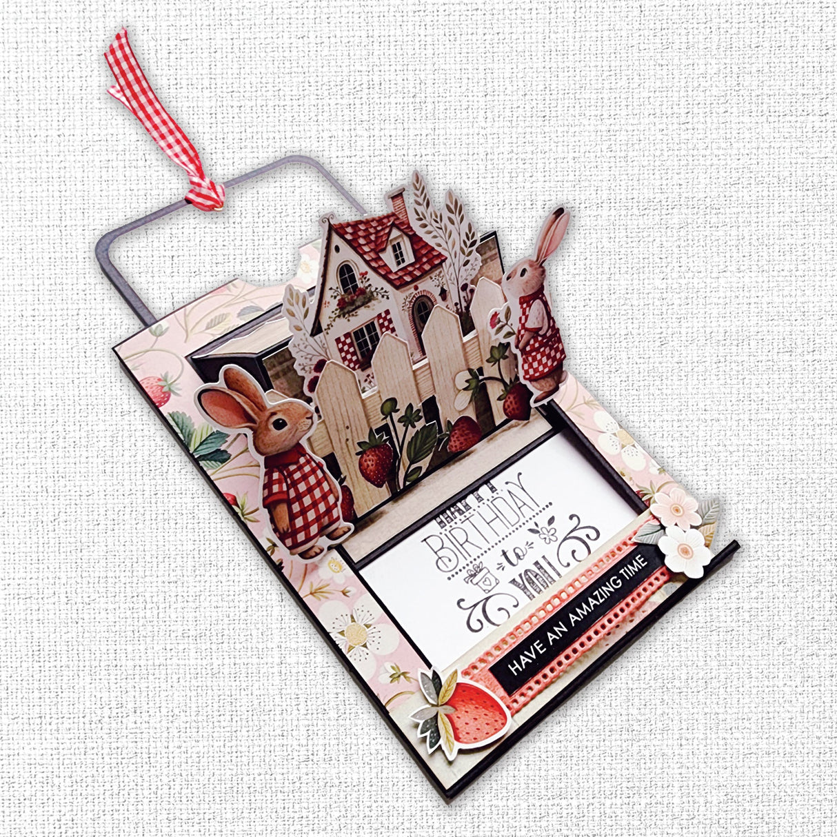 Strawberry Friends Embossed Die Cuts 34905 - Paper Rose Studio