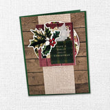 Christmas Holly Embossed Die Cuts 35163 - Paper Rose Studio