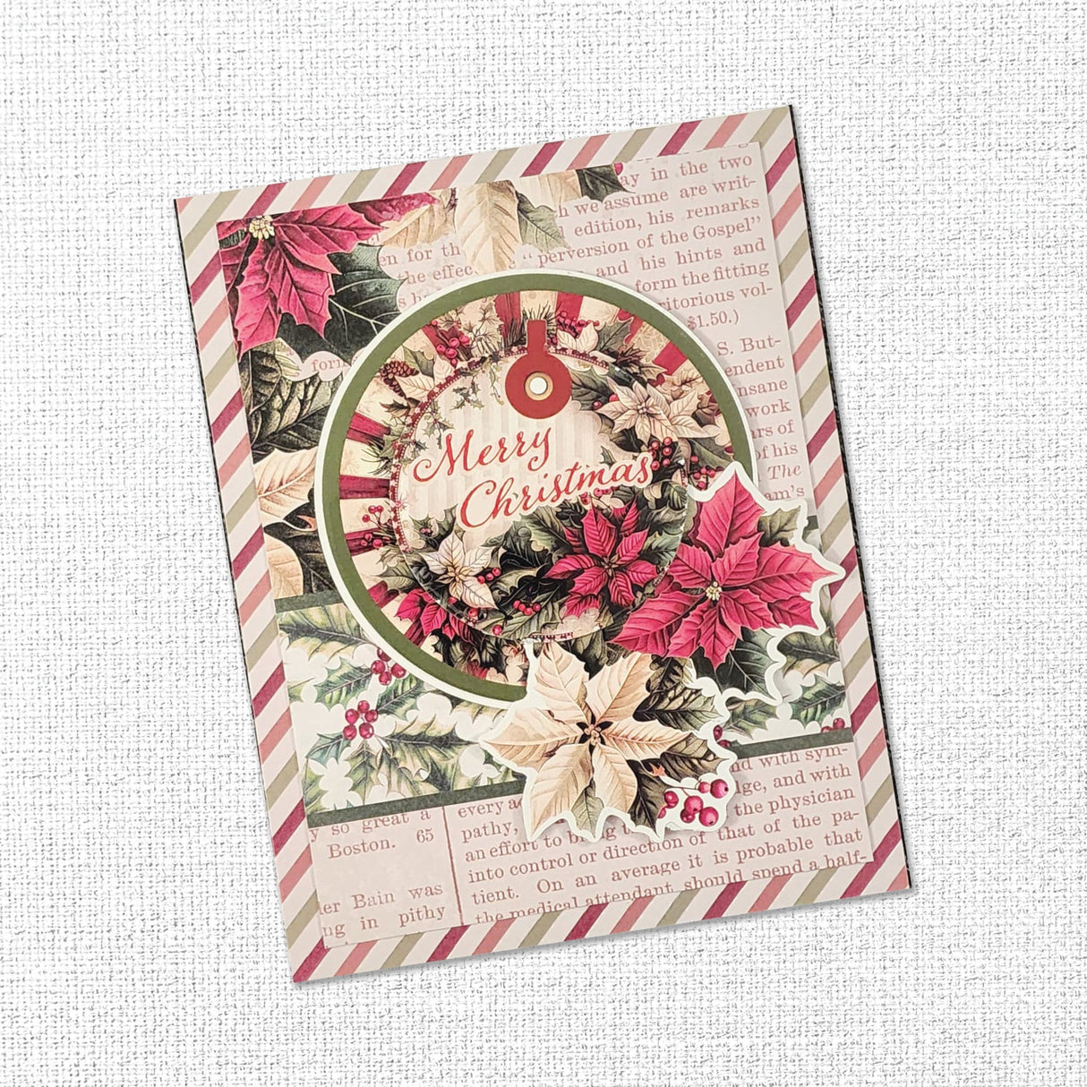 Christmas Holly 6x8" Quick Cards Collection 35172 - Paper Rose Studio