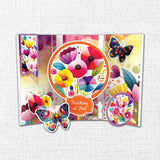 Rainbow Village 6x8" Embossed Die Cuts  35343 - Paper Rose Studio