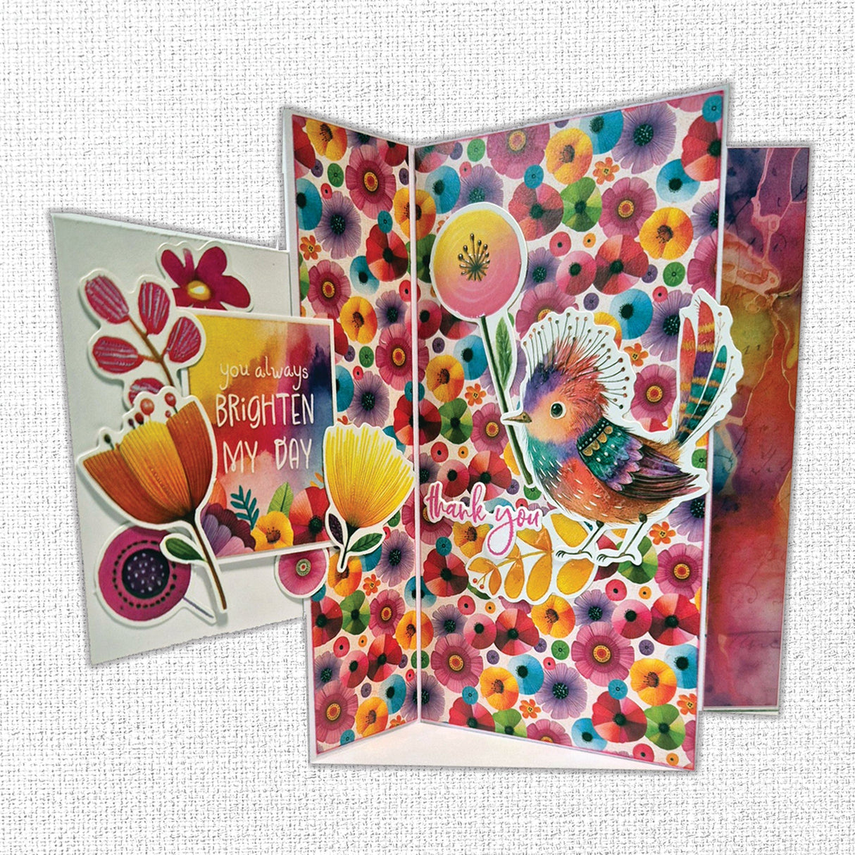 Rainbow Village 6x8" Birds Embossed Die Cuts 35350 - Paper Rose Studio