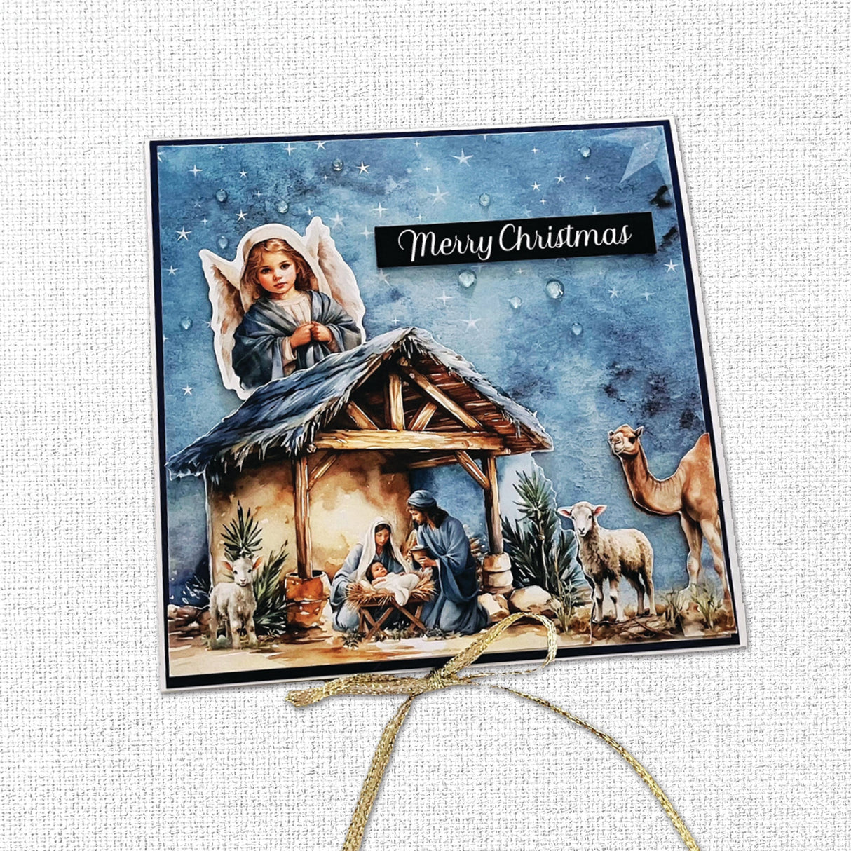 Joy to the World 6x8" Embossed Die Cuts 35524