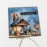 Joy to the World 6x8" Embossed Die Cuts 35524