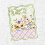 Petals & Pansies 6x8" Layered Sentiments Embossed Die Cuts 36466