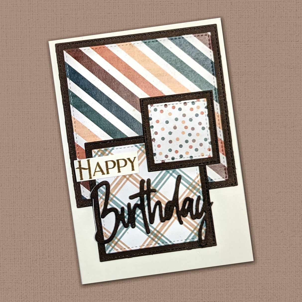 Tall Script Words Happy Birthday Metal Cutting Die 26101