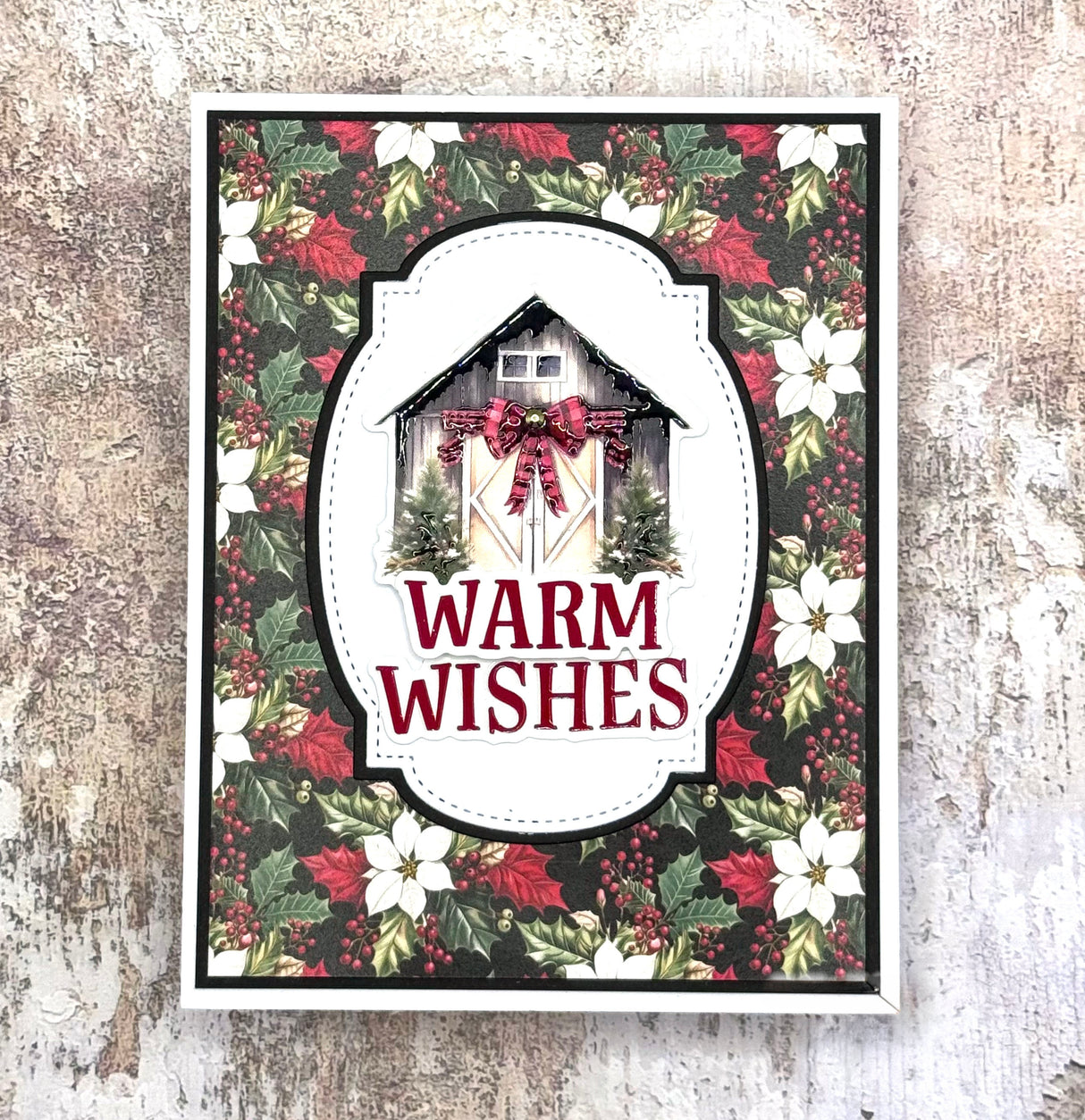 Christmas Wishes 6 x 8" Embossed Die Cuts 37105