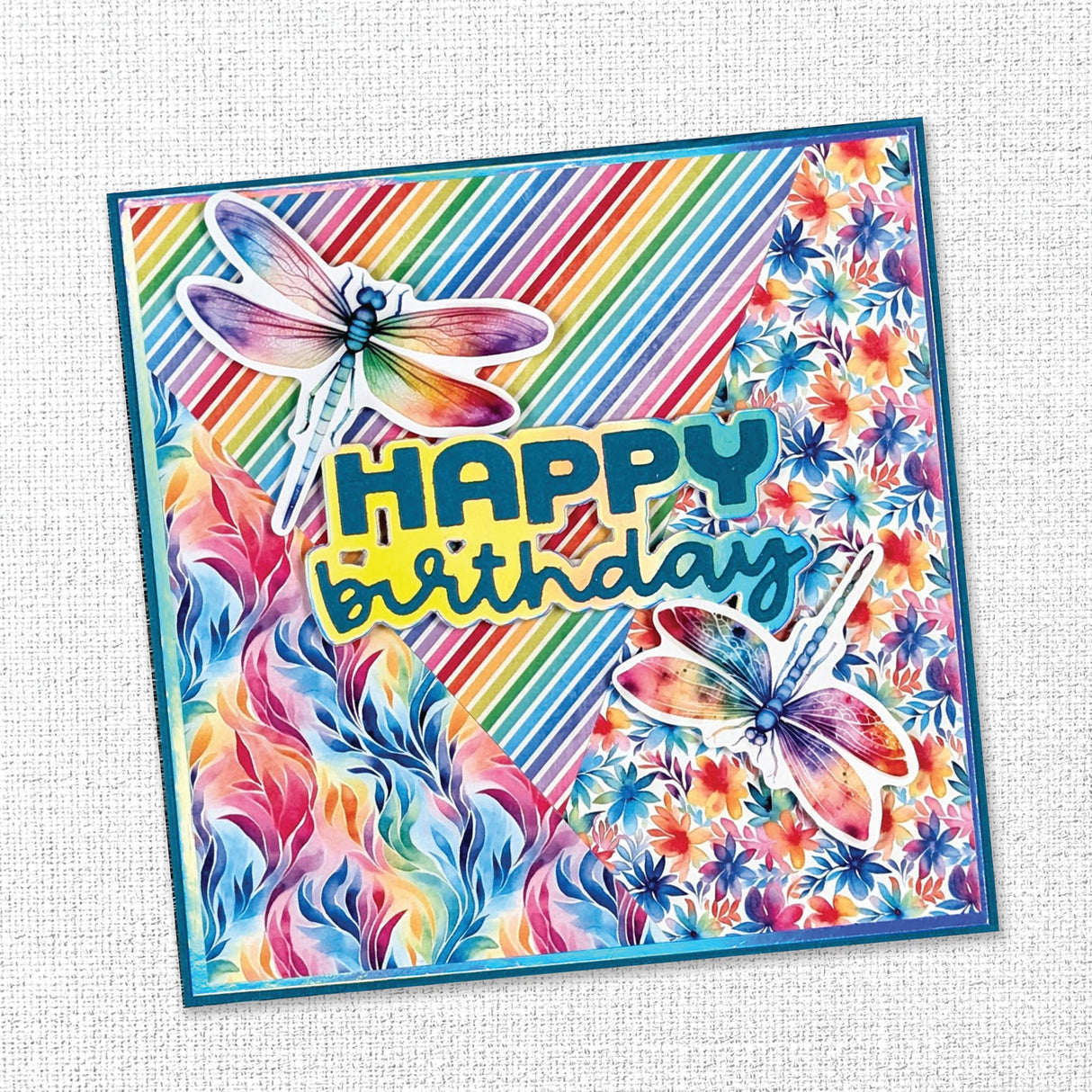 Rainbow Garden Embossed Die Cuts 31698 - Paper Rose Studio