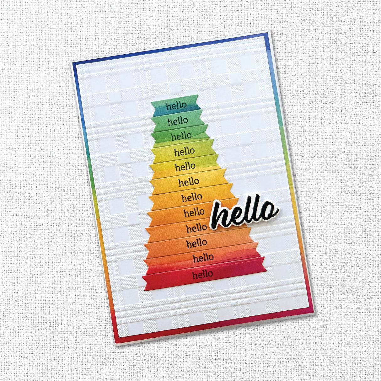 Stacked Sentiments No. 2 Metal Cutting Die Set 34389 - Paper Rose Studio