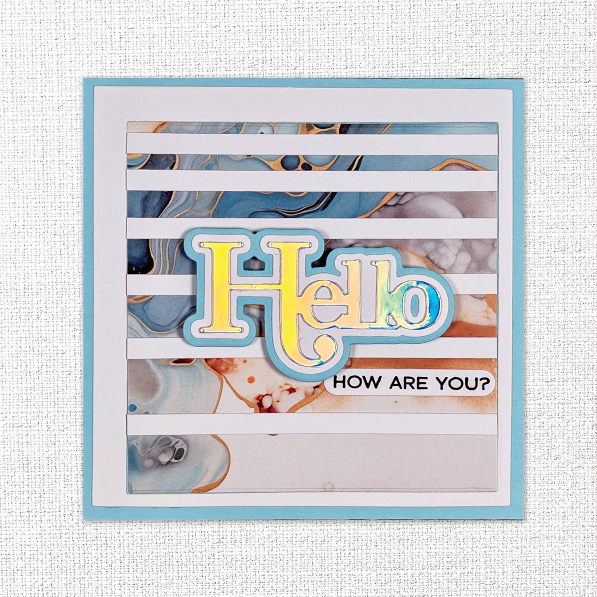 Fancy Script Layered Hello Metal Cutting Die 32478 - Paper Rose Studio