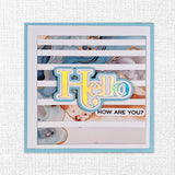 Fancy Script Layered Hello Metal Cutting Die 32478 - Paper Rose Studio