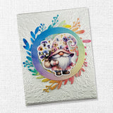 Floral Holly Christmas Wreath Metal Cutting Die 32469 - Paper Rose Studio