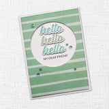 Stacked Sentiments No. 2 Metal Cutting Die Set 34389 - Paper Rose Studio