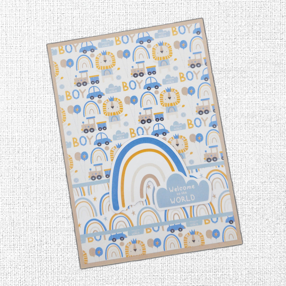 Hello Little Boy 6x8" Quick Cards Collection 29991 - Paper Rose Studio