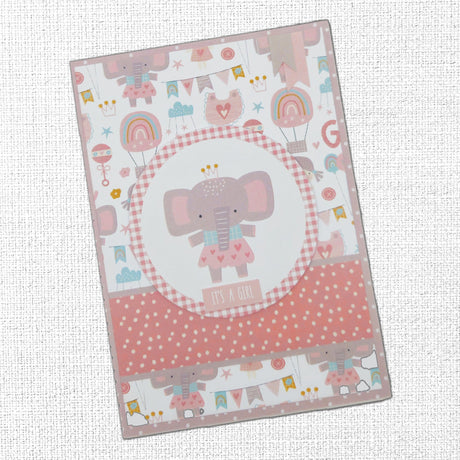 Hello Little Girl 6x8" Quick Cards Collection 30012 - Paper Rose Studio