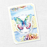 Rainbow Garden Butterflies Embossed Die Cuts 31476 - Paper Rose Studio