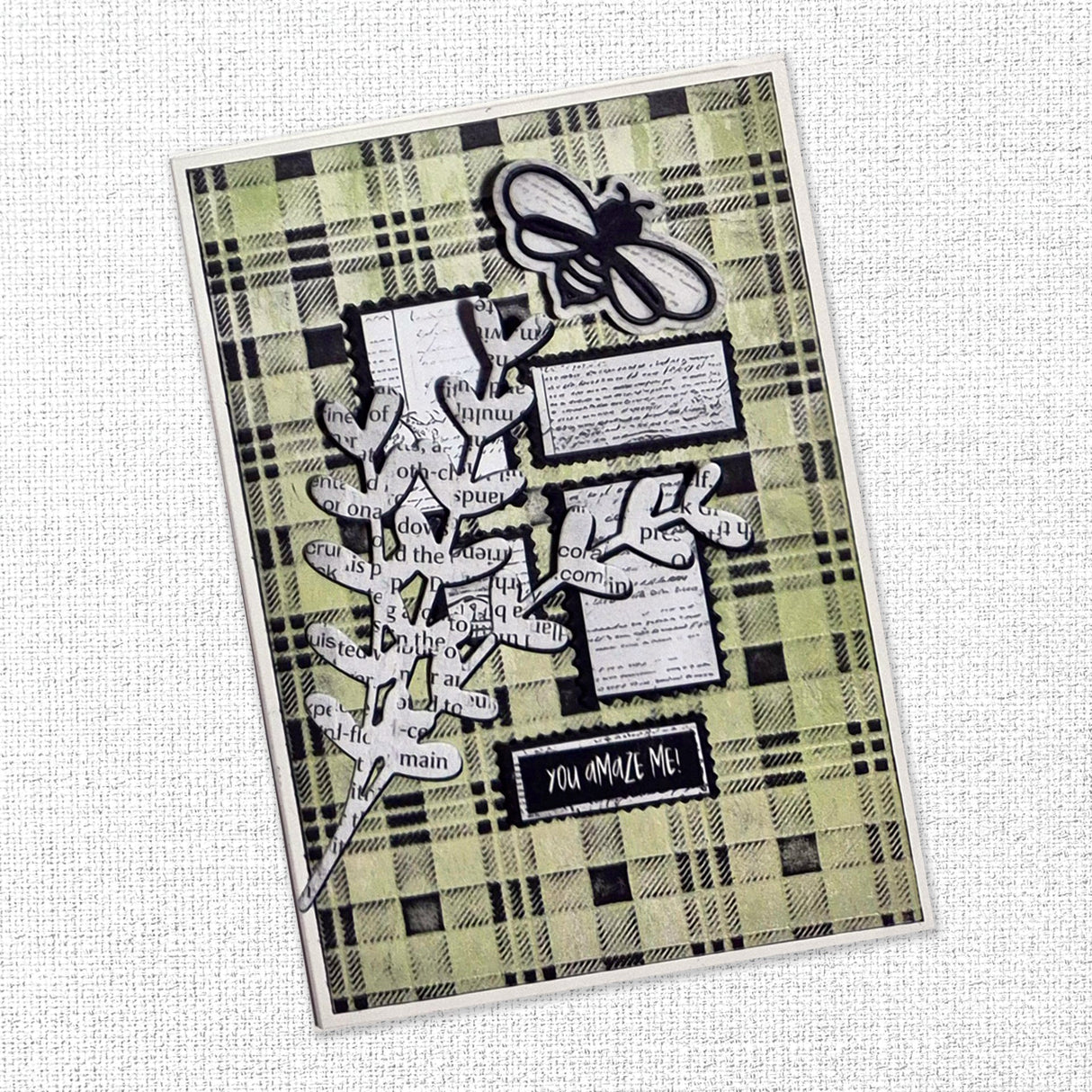 Leaf Sprig Metal Cutting Die 33900 - Paper Rose Studio