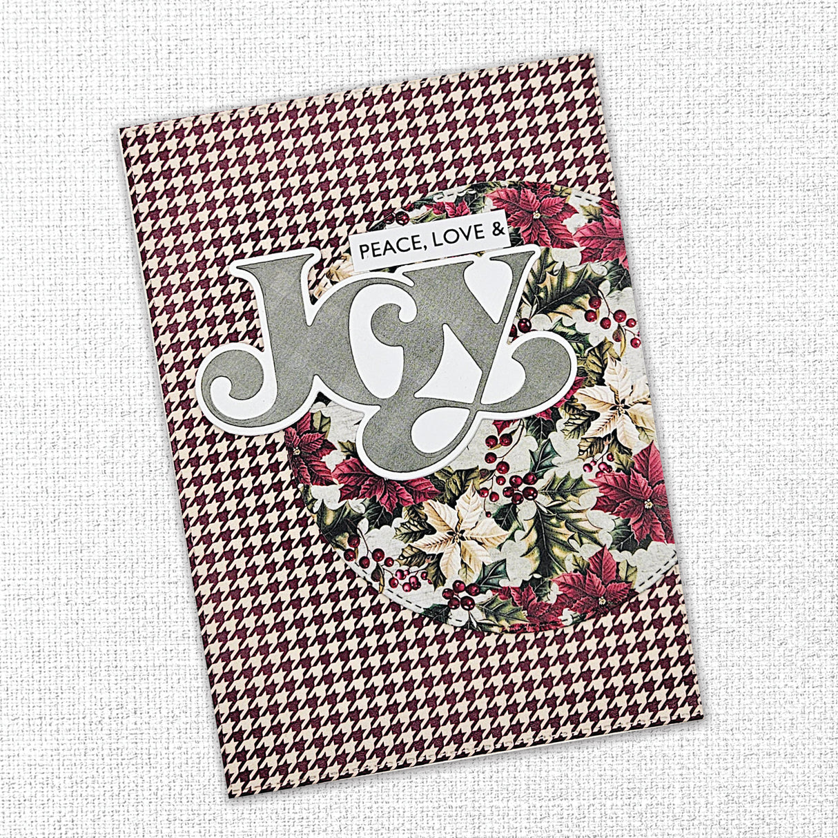 Fancy Script Layered Joy Metal Cutting Die 32454