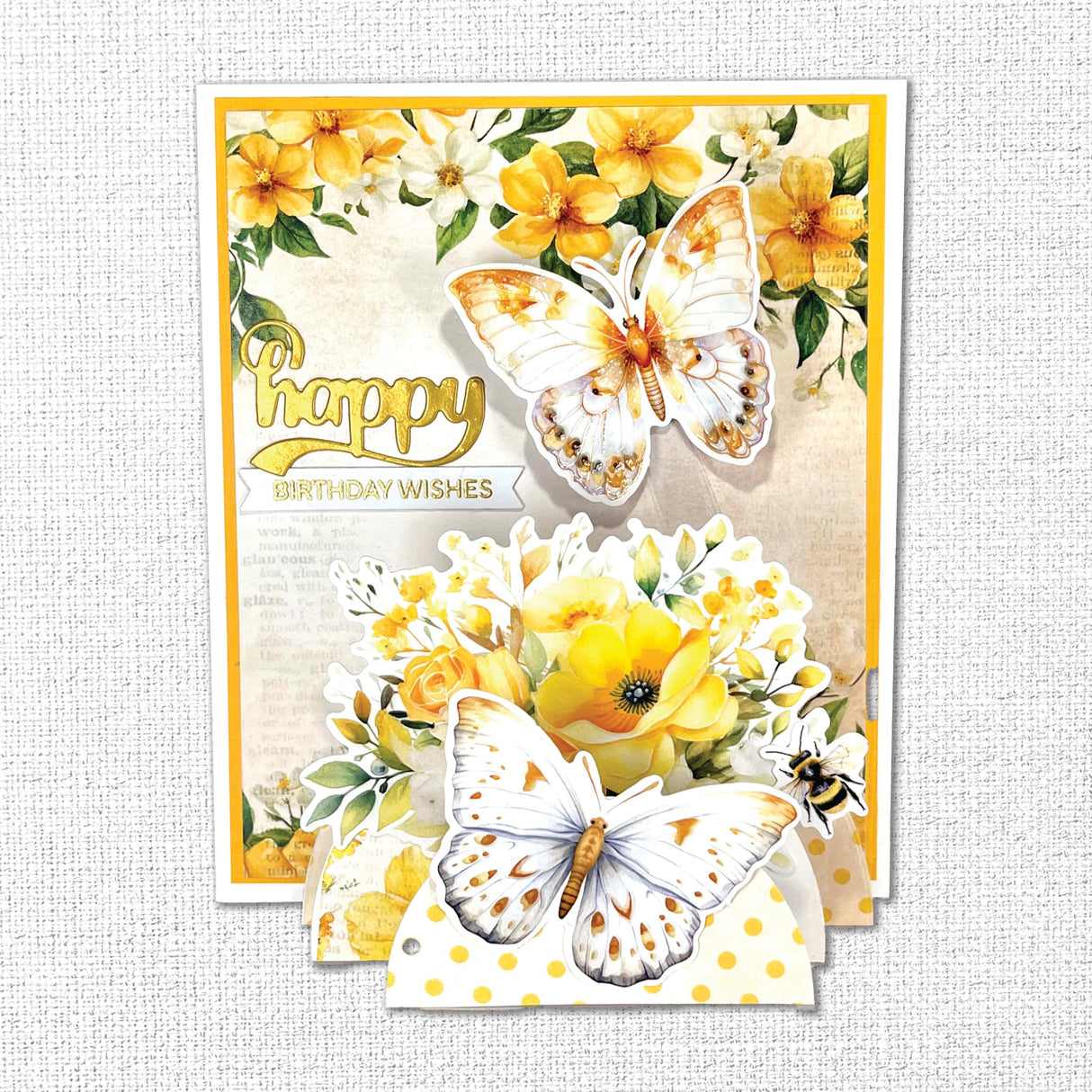 Layered Happy Inked Small Metal Cutting Die 31587