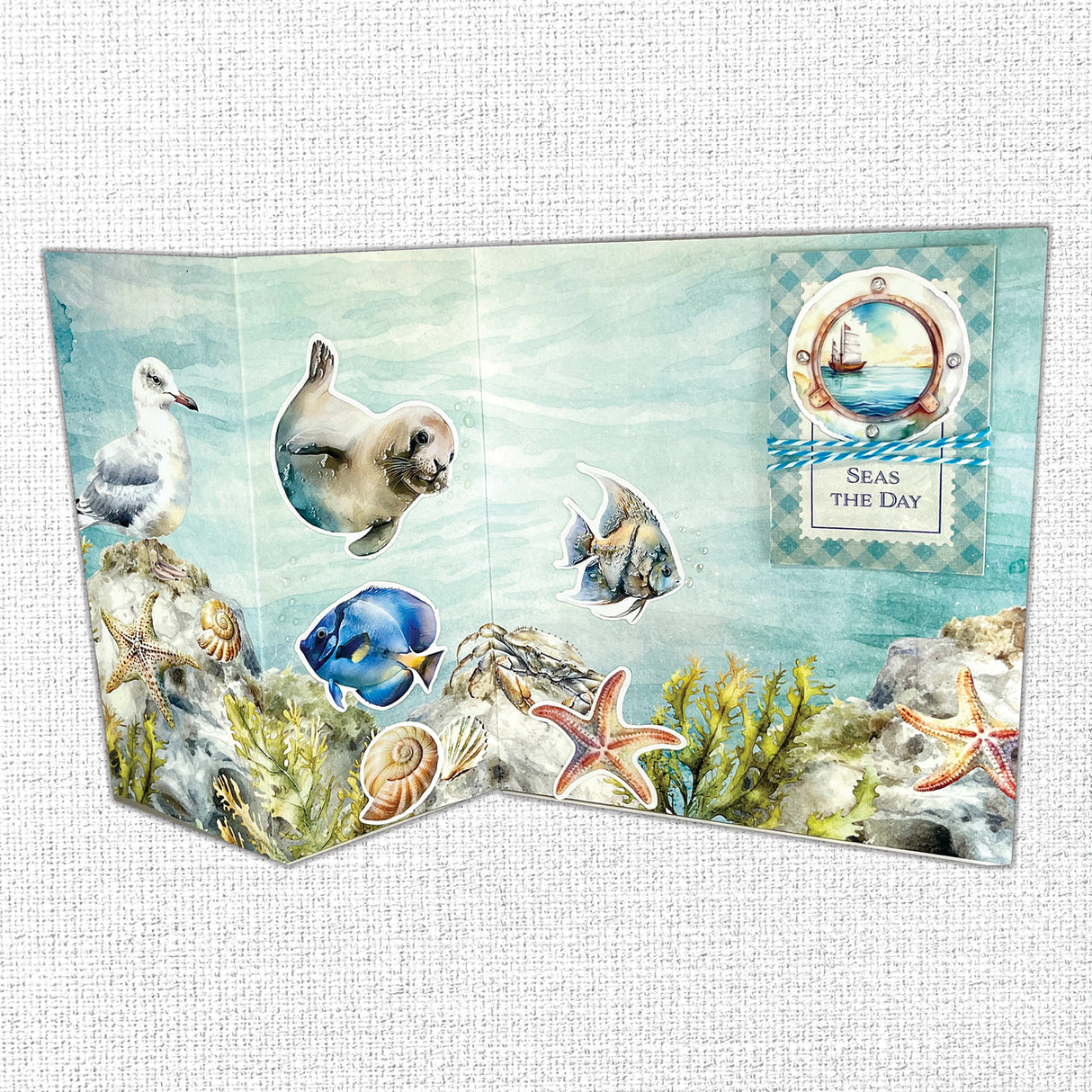 Seaside Memories 6x8" Quick Cards Kit 33804