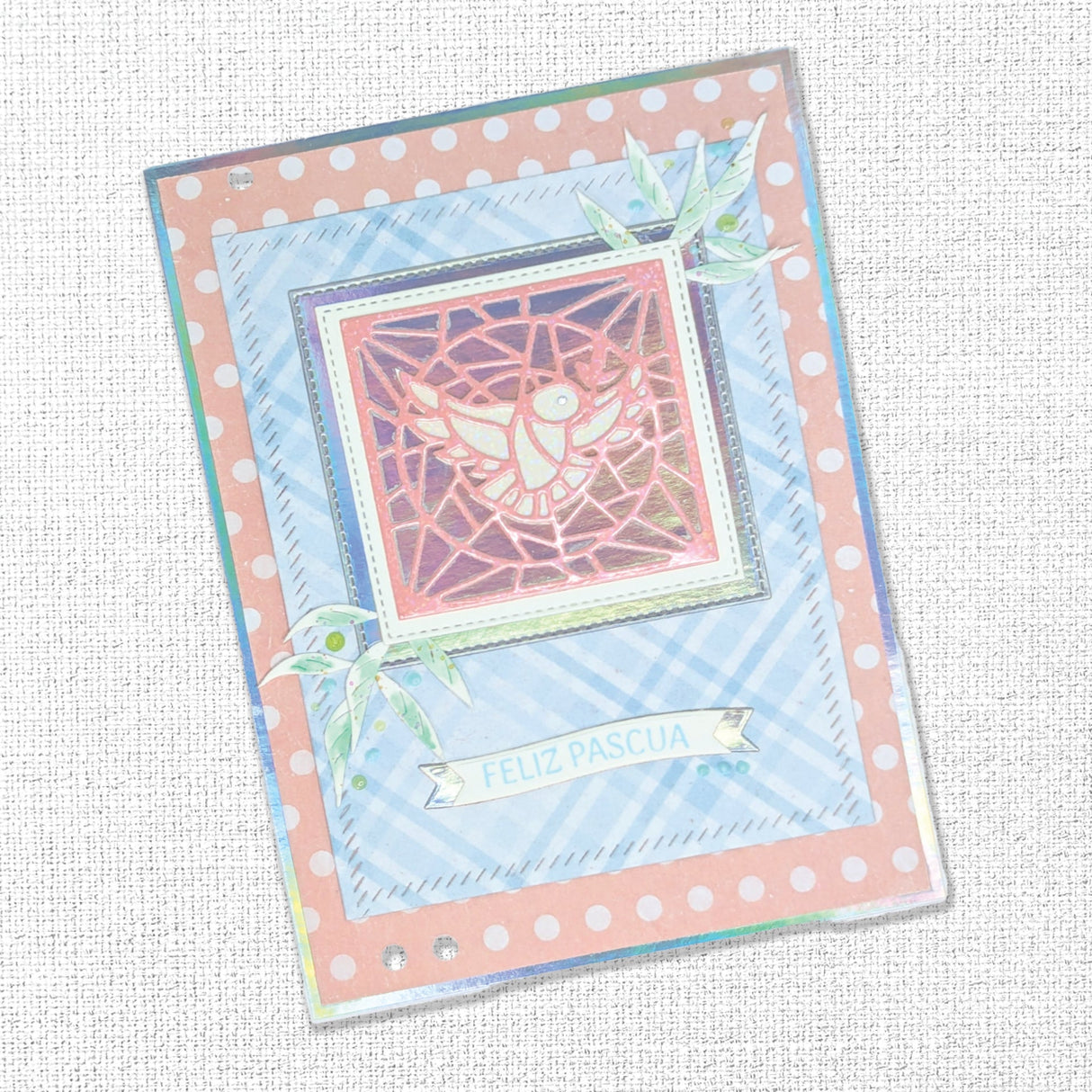 Stained Glass - Dove Metal Cutting Die 29716 - Paper Rose Studio