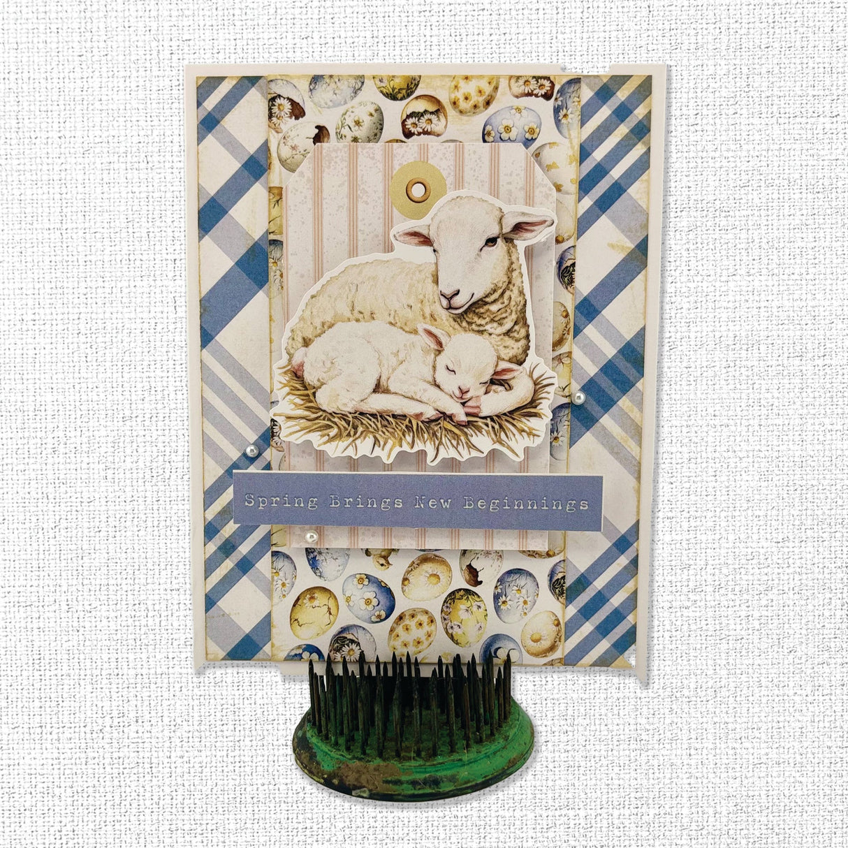 Rustic Easter Tags & Tickets Embossed Die Cuts 34218 - Paper Rose Studio