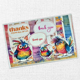 Rainbow Village 6x8" Birds Embossed Die Cuts 35350 - Paper Rose Studio