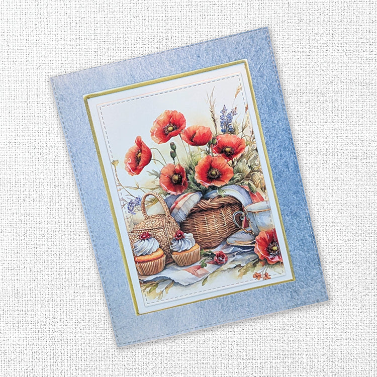 Poppy Garden Embossed Die Cuts 34665 - Paper Rose Studio