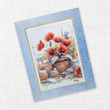 Rectangle Window Tri Fold White Card Bases - 4.25 x 5.5" - 10 pieces 34590 - Paper Rose Studio