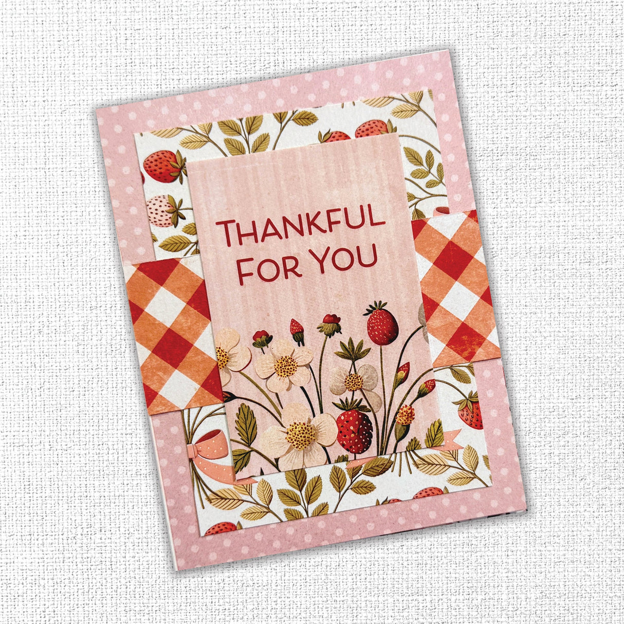 Strawberry Friends 6x8" Quick Cards Collection 34914 - Paper Rose Studio