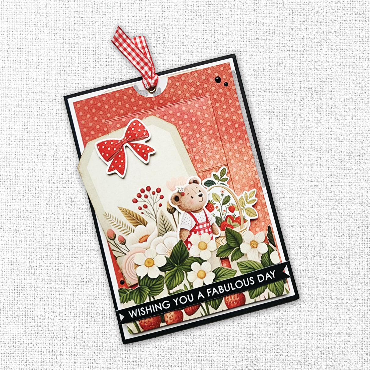 Strawberry Friends Embossed Die Cuts 34905 - Paper Rose Studio