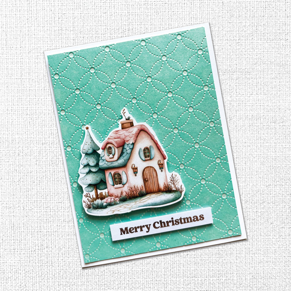 Hand Stitching 2 Embossing Folder 20381 - Paper Rose Studio