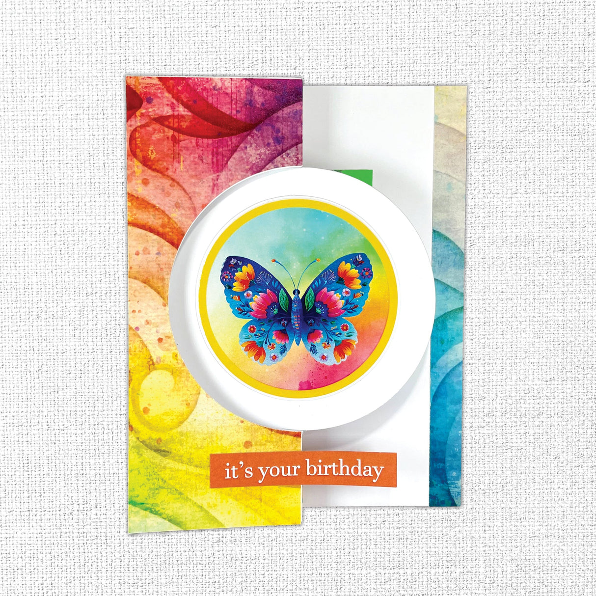 Rainbow Village 6x8" Embossed Die Cuts  35343