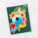 Rainbow Village 6x8"  Large Floral Embossed Die Cuts 35436