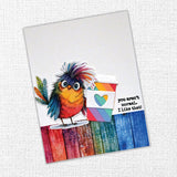 Rainbow Village 6x8" Embossed Die Cuts  35343