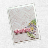 Petals & Pansies 6x8" Layered Sentiments Embossed Die Cuts 36466