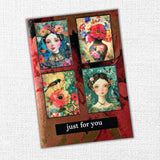 Crimson Rose - Gold Foil 12x12 Paper Collection 26602