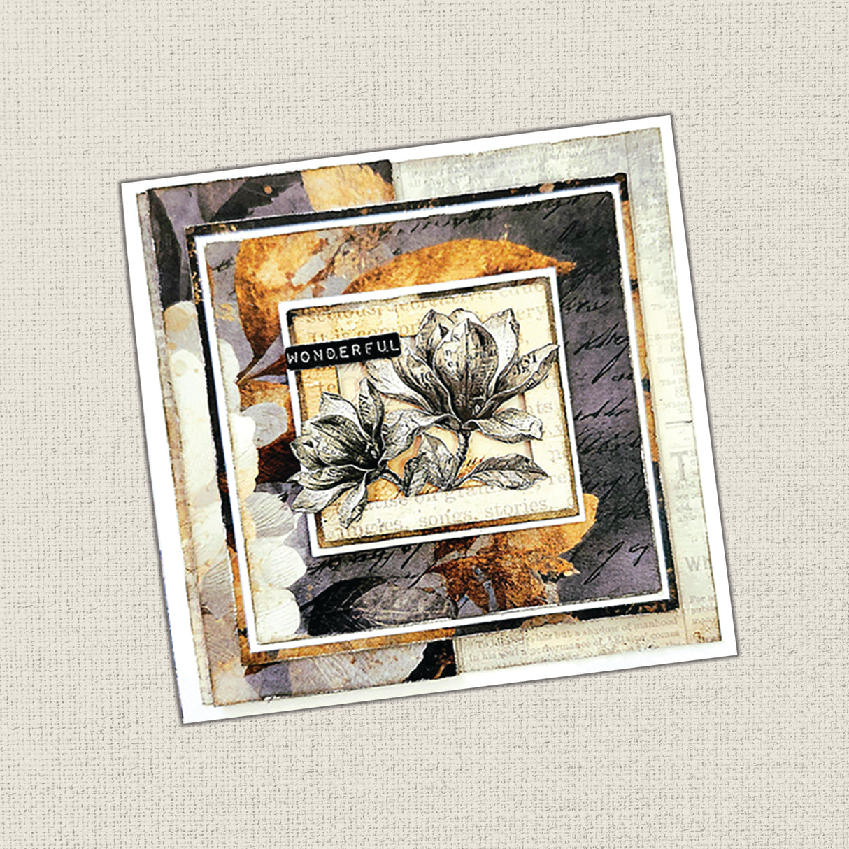 Ink & Ivory 6 x 8" Embossed Die Cuts 36805