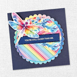 Rainbow Garden Embossed Die Cuts 31698 - Paper Rose Studio